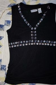 Worthington embellished top
